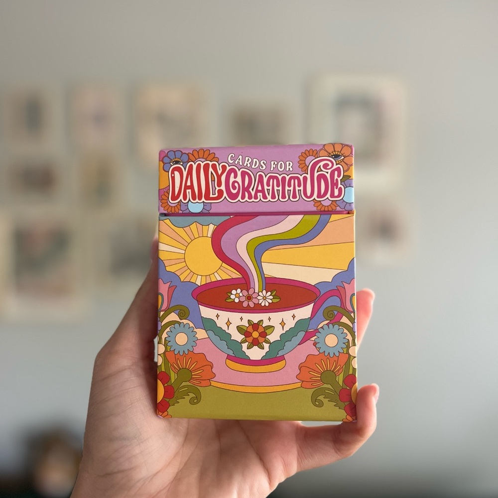 Daily Gratitude Cards Deck | Mindfulness Self-Care Gift 40 Cards - Picture 2 of 5